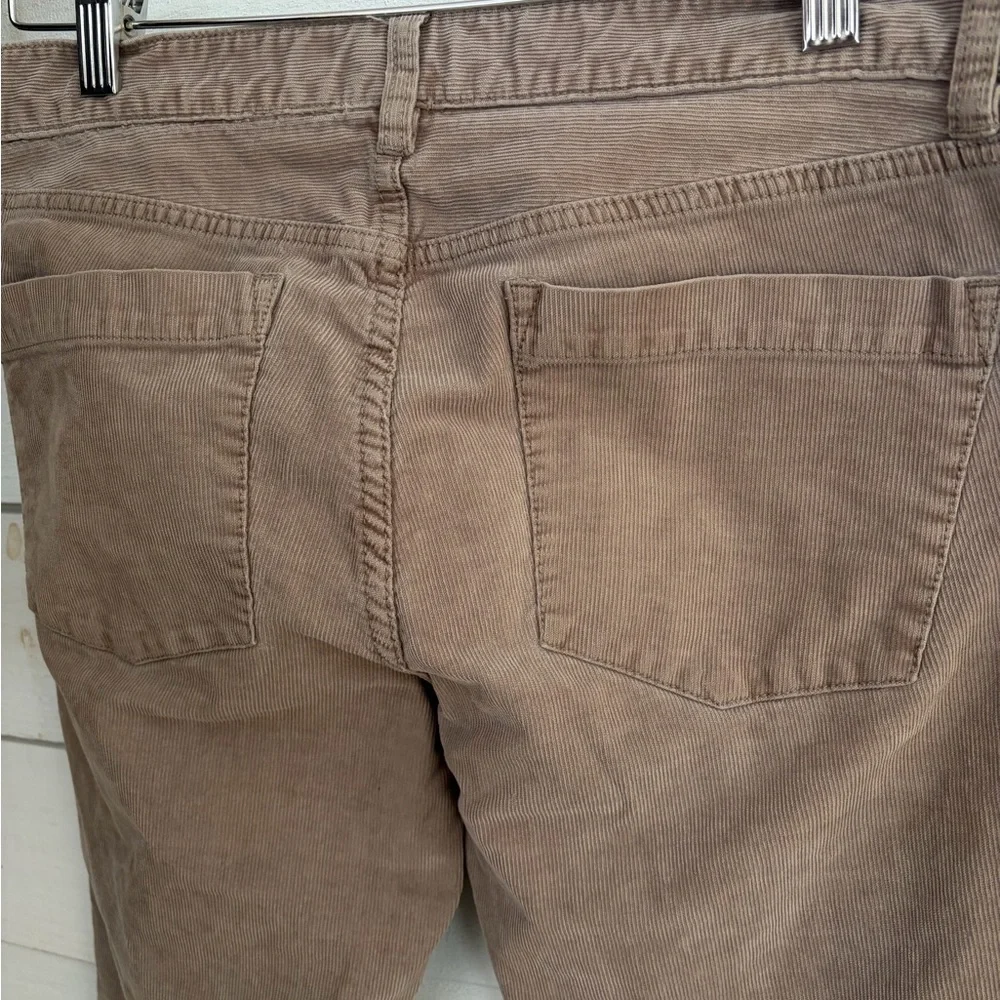 J. Crew Matchstick low rise tan Corduroy Pants 29S women’s